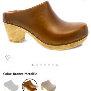 Dansko Mules. Bronze Metallic. Size 40 (9.5 us) NEW w/o box